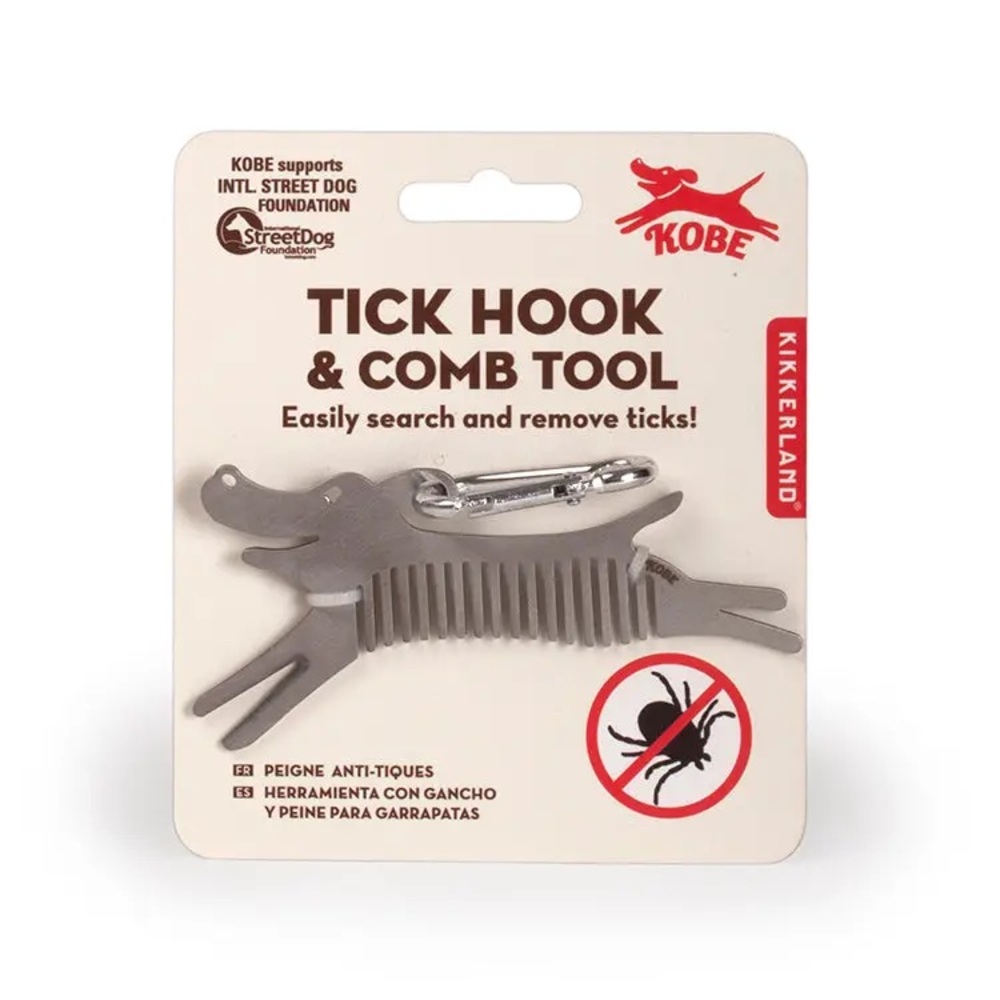 KIKKERLAND 🐾 KOBE Tick Comb